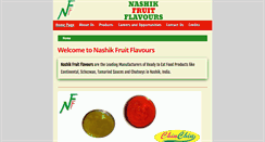 Desktop Screenshot of nashikfruitflavours.com